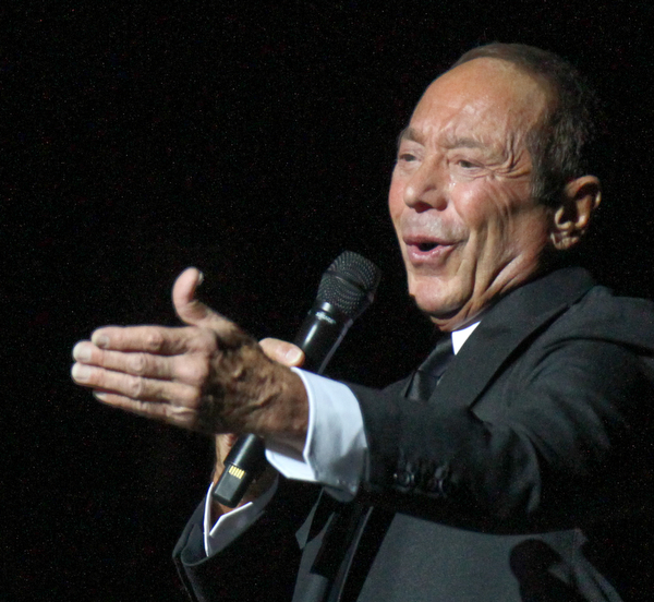 William D. Lewis The Vindicator  Singer Paul Anka at DeYor Performing Arts Center for a concert Oct 12, 2016.
