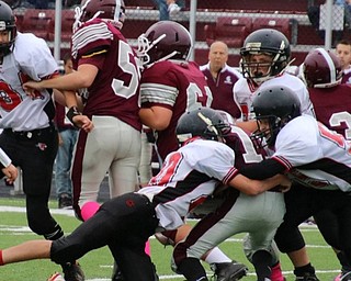Neighbors | Submitted.CVMS seventh-grader Toby Smith rumbles 40 yards into the end zone after picking off a Boardman Glenwood pass.