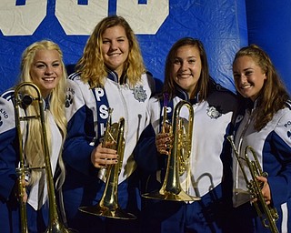 MADELEINE MCBRIDE (left), LOGAN KOUNTZ, CAMRYN DOCTOR and AUDREY SCHWEERS (right).