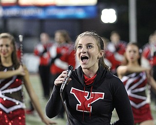 Nikos Frazier | The Vindicator..in the first quarter as Youngstown State takes on Northern Illinois at Stambaugh Stadium in Youngstown on Saturday, Oct. 15, 2016.