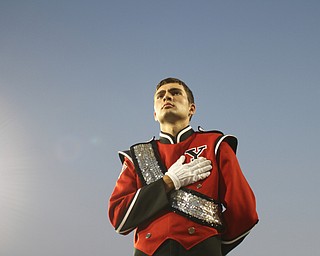 Nikos Frazier | The Vindicator..in the first quarter as Youngstown State takes on Northern Illinois at Stambaugh Stadium in Youngstown on Saturday, Oct. 15, 2016.