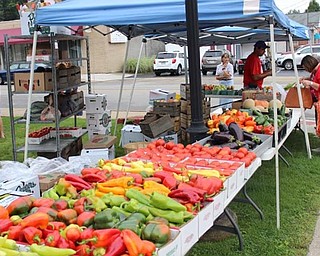 Neighbors | Abby Slanker.Angiuli’s Farm Market sold seasonal fruits and vegetables at the Junior Women’s League of Canfield’s Fall Market on Sept. 17.