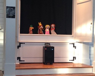 Neighbors | Alexis Bartolomucci.Puppets from the "Rumpelstiltskin" story were played by Annette Ahrens and Vikki Peck, Poland librarians, on Sept. 27 during the Positively Preposterous Puppet Show.