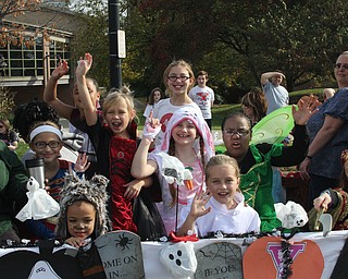 Nikos Frazier | The Vindicator..Girl Scouts at the 2016 Youngstown State University Homecoming on Saturday, Oct. 29, 2016.