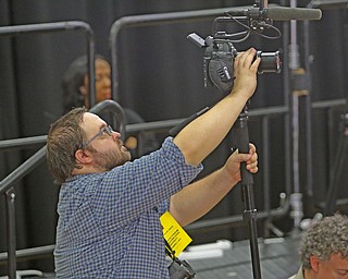ROBERT K. YOSAY | THE VINDICATOR..Bernie Sanders spoke to a crowd of over 300 supporters at YSU stadium gym. in support of Hillary Kaine thursday afternoon... - -30-...