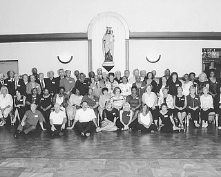 SPECIAL TO THE VINDICATOR: Classmates from East High School Class of 1966 met for its 50th class reunion Sept. 2 at the Basilica of Our Lady of Mount Carmel Hall in Youngstown. Attending were Patty Barile (DeChellis), Kathy Bush (Coppolla), George Coutris, Linda DeBacco (Gabrieli), Vicky Fusillo (Cuccarese), Janine Johnson (Ross), Mary LoCicero (Vantell), Marie Mamonis (Macchio), Carole Prestley, Warren Wilding and Camille Zawacki. Other classmates who attended the event were Beatrice Barnett, Ed Baltes, Nick Bellino, Ed Beck, Linda Besecker (Kearney), Paula Benefield (Mauzy), Carson Brown, Diane Caro (Collins), Dan Chambers, Patricia Chapman (Allen), Vince Chianese, Dennis Crook, Larry Davis, Betty Deloach (Bogan), Mike D’Onofrio, Tom D’Onofrio, Esterlee Fabian (Munsell), Mike Frasco, Evelyn Frazier (Jenkins), Ron Frazzini, Patricia Gianoglio (Whorten), Enrique Gonzalez, Nancy Guzman (Pagan), Eric Hayden, Winston Higgins, Barbara Howell (Heriot), Curlis James, Debbie Johnson, Randolph Jones, Willie Lewis, John Macchio, Joe Manfred, Fred Mayorga, Richard Miles, Cheryl Moss, Connie Pelic (Connelly), Mary Popovec (Castell), Joanne Raco (Carlon), Mary Roland (Smith), Mary Ross (Vines), Jackie Salter, Janet Salter, Jose Santiago, Joe Santillo, Leroy Saunders, Fran Seidita, Joann Sinkovich (Crook), Jackie Snipes (Davila), Rosalie Such (Galardi), Bernard Thomas, Adele Vancobb, Margaret Walker (Gilmar), Claudia Walton (Butler), Mike Wisniewski, Mary Watkins (Brown) and Phil Johnson.