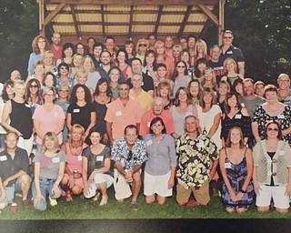 SPECIAL TO THE VINDICATOR: Austintown Fitch Class of 1976 celebrated its 40th reunion on Aug. 27 at the pavilion at the Maronite Center. More than 100 classmates attended, including special guest Principal Winterburn. The class participated in the Fitch 76 n’ Friends Charitable Golf Outing on Aug. 28. Classmates can follow events on the class’s Facebook page, “Austintown Fitch Class of 1976.”