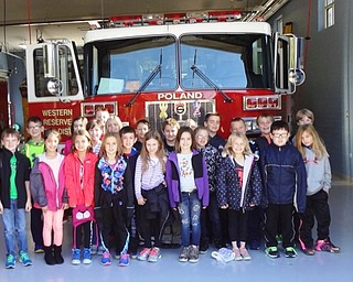 Neighbors | Submitted.The third-grade students from Dobbins Elementary stood in front of a fire truck they had the opportunity to look at up close during their field trip to Fire Station 92.