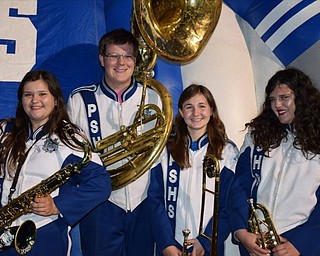 NADINE JONES (left), MICHAEL STABINSKI, SARAH BURKET and YIANNOULA KATSADAS (right).