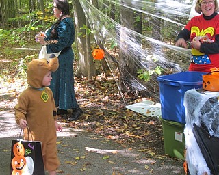 Neighbors | Alexis Bartolomucci.One of the children at Boo thru the Woods at Boardman Park on Oct. 16 dressed up as Scooby Doo and collected candy from different vendors.