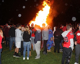 Neighbors | Submitted.Canfield students, faculty and community members rallied around the bonfire during the Canfield Local School District’s annual Community Bonfire Oct. 27.
