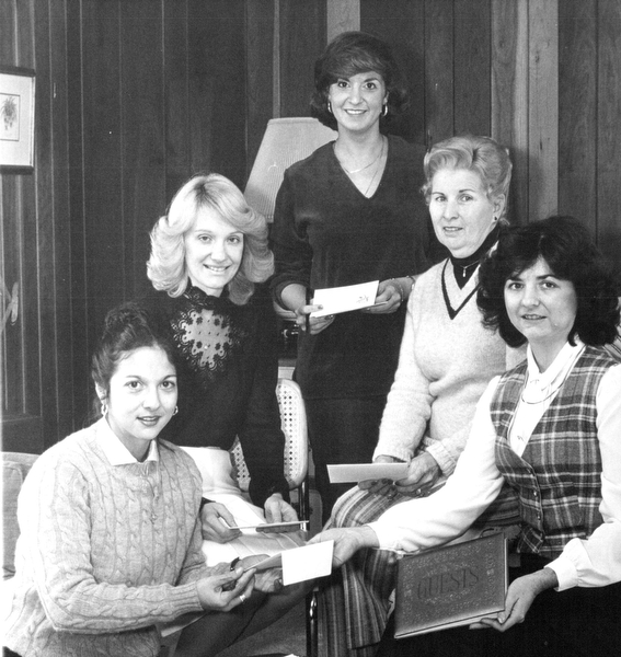Warren Jr. League From left: Kathy Verioti, Carol Alexander, Marilyn DeJute, Pat Allman, Renee Zuzulo