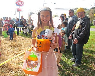 Neighbors | Alexis Bartolomucci.Sienna was one of the costume contest winners at the Pumpkin Hunt event at the Cornersburg Dairy Queen on Oct. 29.