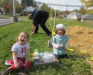 Neighbors | Alexis Bartolomucci.Ava and Jack Antos won a Dairy Queen cake and other treats during the Pumpkin Hunt on Oct. 29 at the Cornersburg Dairy Queen.