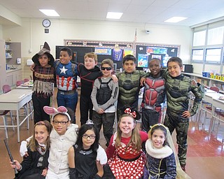 Neighbors | Alexis Bartolomucci.Students in Jan Zorman's fourth-grade class dressed up for their Halloween parade and parties on Oct. 28 at Robinwood Lane Elementary School.