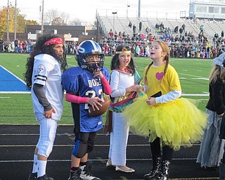 Neighbors | Alexis Bartolomucci.Students from Dobbins Elementary dressed up in their Halloween costumes for the parade at Poland Seminary High School on Oct. 28.