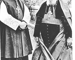 10171963 Bishop James Malone, left, aux bishop of Youngstown and Eugene Cardinal Tisserantof the cardinals college.