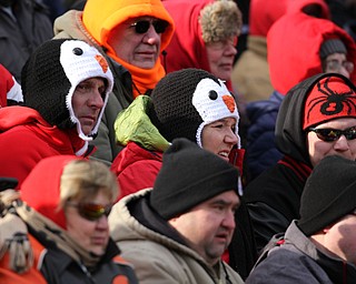 during the first half as Youngstown State takes on Wofford College in the FCS quarterfinals at Stambaugh Stadium in Youngstown on Saturday, Dec. 10, 2016. Youngstown State won in double overtime, 30-23, advancing to the semifinals...(Nikos Frazier | The Vindicator)..