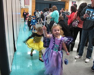 Neighbors | Alexis Bartolomucci.Students dressed up in their Halloween costumes for the Poland North Preschool Halloween parade and party on Oct. 27.