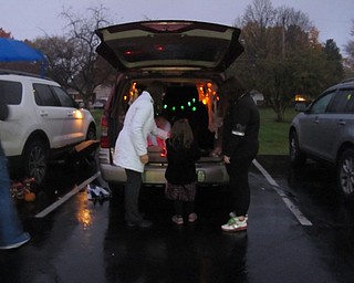 Neighbors | Alexis Bartolomucci.Children walked with their guardians at the Poland United Methodist Church Trunk or Treat event on Oct. 30 and stopped to trick or treat at the cars.