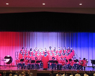 Neighbors | Alexis Bartolomucci.One of the Fitch students performed a solo during the choir performance during the Veterans Day assembly at Austintown Fitch High School on Nov. 11.