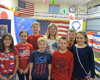 Neighbors | Alexis Bartolomucci.Students from Robinwood Lane Elementary put together a TV program for Veterans Day on Nov. 11 to show to the school and veterans who attended.