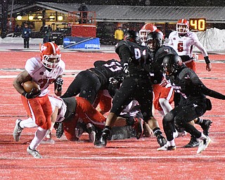 CHENEY, WA - DECEMBER 17: during the game between the Youngstown State University Penguins and the Eastern Washington University Eagles on December 17, 2016 at Roos Field in Cheney, Washington.  (Photo by Robert Johnson).