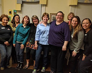 SPECIAL TO THE VINDICATOR
Junior League members who volunteered at Dorothy Day House in November include, from left, Debra Hartig, Nicole Ramson, Kelly Frammartino, Kim Urig, Mercia Stevens, Elizabeth Kijowski, Suzanne Flemming, Karla Burris and Anna Masi.