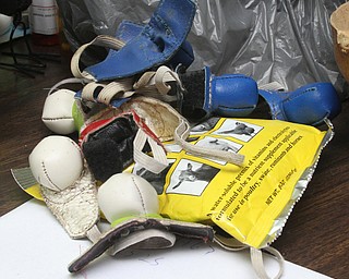Training aides found by police after Police and Animal Charities Humane Agents served a search warrant at a house on the 1400 block of Forestview Dr. in Youngstown on Wednesday, Dec. 21, 2016...(Nikos Frazier | The Vindicator)..