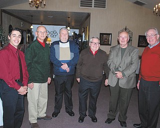 SPECIAL TO THE VINDICATOR
Men's Garden Club of Youngsstown recently chose officers for 2017. From left, they are Joe Fagnano, secretary; Bruce Brungard, second vice president; Paul Shanabarger, first vice president; Dave Causer, past president; and Bob McGowan, treasurer.