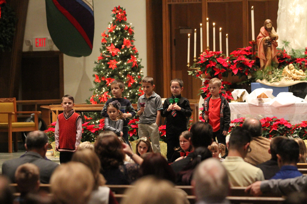 as children participate in Ring-A-Lings at Boardman United Methodist Church in Boardman on Saturday, Dec. 24, 2016...(Nikos Frazier | The Vindicator)..