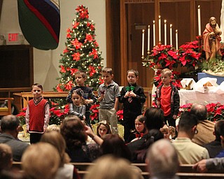 as children participate in Ring-A-Lings at Boardman United Methodist Church in Boardman on Saturday, Dec. 24, 2016...(Nikos Frazier | The Vindicator)..