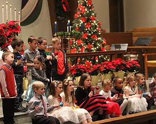 as children participate in Ring-A-Lings at Boardman United Methodist Church in Boardman on Saturday, Dec. 24, 2016...(Nikos Frazier | The Vindicator)..