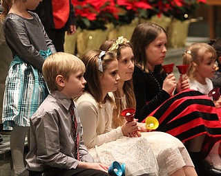 as children participate in Ring-A-Lings at Boardman United Methodist Church in Boardman on Saturday, Dec. 24, 2016...(Nikos Frazier | The Vindicator)..