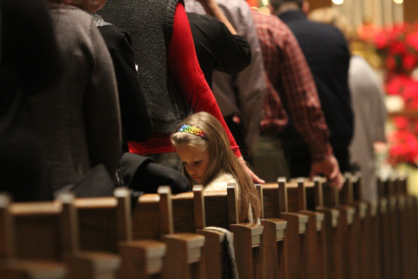 as children participate in Ring-A-Lings at Boardman United Methodist Church in Boardman on Saturday, Dec. 24, 2016...(Nikos Frazier | The Vindicator)..