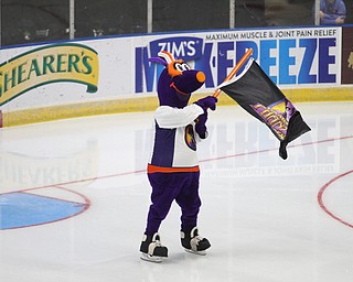 New Mascot? as the Youngstown Phantoms take on the Muskegon Lumberjacks at the Covelli Centre in Youngstown on Tuesday, Dec. 27, 2016...(Nikos Frazier | The Vindicator)..