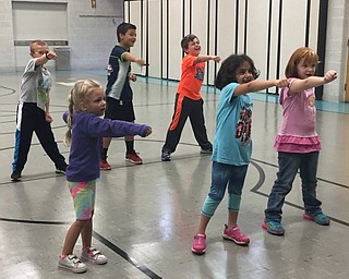 Neighbors | Submitted.Nathan Hupp, Gavin Seifert, David Burbage, Kennedy Cartwright, Celine Chammas and Bayley Leonard enjoying one of their five martial arts lessons by instructor Tom Richie.