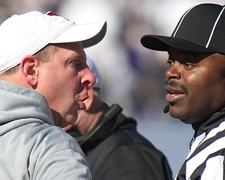 William D Lewis The Vindicator Bo Pelini reacts to a call during 3rd qtr.