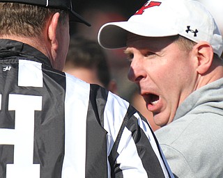 William D Lewis The Vindicator Bo Pelini reacts to a call during 3rd qtr.