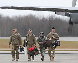 William D. Lewis The Vindicator Members of USAFAR return from deployment at YARS  Jan. 18, 2017.