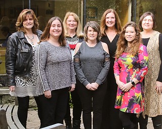 ROBERT K. YOSAY | THE VINDICATOR: 
The 13th annual Champagne Brunch and Fashion Show is set for March 3 at Mr. Anthony’s Banquet Center. Proceeds will benefit the Rape Crisis and Counseling Center. Some of the Mahoning County Medical Society Alliance committee members planning the event, in front from left, are Katie Altenhof, Cassi Calderon and Diana McDonald, chairman; and in back are Elizabeth Roller, Carol Sankovic, Susan Yarab and Tammy Engle. Paula Jakubek is co-chairman. 