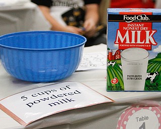        ROBERT K. YOSAY  | THE VINDICATOR..Hot Chocolate production in Kristin Hartshorn 3rd grade class - was at peak production on thursday afternoon as packets of Hot Chocolate .  starting with ingredients and ending up in take home bags at a buck and a half ...-30-.