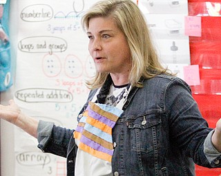        ROBERT K. YOSAY  | THE VINDICATOR..Hot Chocolate production in Kristin Hartshorn 3rd grade class - was at peak production on thursday afternoon as packets of Hot Chocolate .  starting with ingredients and ending up in take home bags at a buck and a half ...-30-.