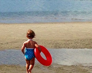 This photo, sent in by Linda Miller, shows her granddaughter, Easton, at their yearly beach vacation in Isle of Palms, S.C.
