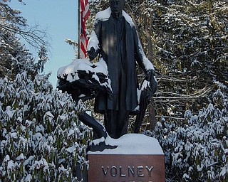 Dana Nicholson sent in this photo of a statue of Volney Rogers. Dana says, “The title is ‘The man who started it all.’ This represents Valentine’s Day because the statue reminds me that if not for him, Mill Creek Park, the place I love for so many reasons, wouldn’t exist.”
