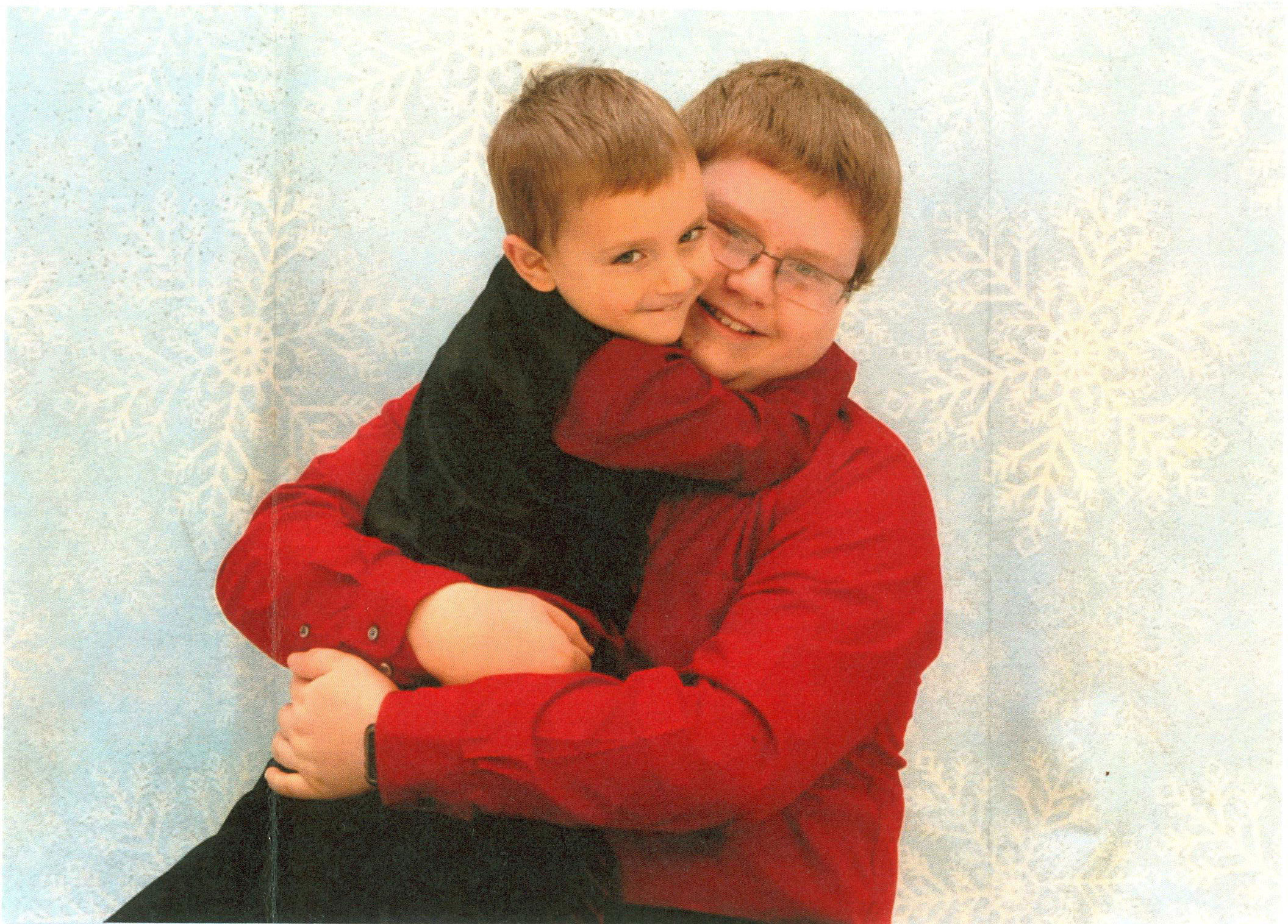 No one can take away the bond of love between brothers, says YaYa Shives of 15-year-old Eric Jr. and 3-year-old Jacob.This photo, sent in by YaYa, was taken at Christmas of 2016.