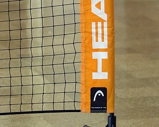        ROBERT K. YOSAY  | THE VINDICATOR... Poland Presbyterian  preschool students are using the new tennis equipment the Poland Presbyterian Weekday Preschool got via a US Tennis Association grant..-30-