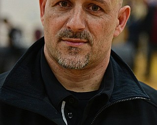 LIBERTY, OHIO - FEBRUARY 15, 2017: Girard head coach