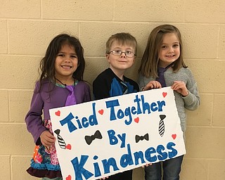 Neighbors | Submitted.Students at Austintown Elementary School wore ties as part of the Tied Together by Kindess day on Jan. 25 during the Great Kindness Challenge.