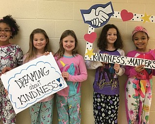 Neighbors | Submitted.Students wore their pajamas to Austintown Elementary School on Jan. 23 to kick off the Great Kindness Challenge.